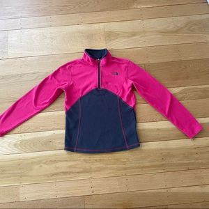 The North Face | Girls Quarter Zip Fleece Pullover